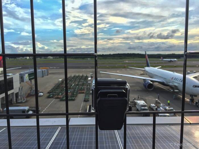 ANA NRT SIN Economy Class Taking a timelapse via my GoPro