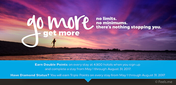 Run for Diamond Hilton Status Match 2017 Diamond Triple Points Promotion