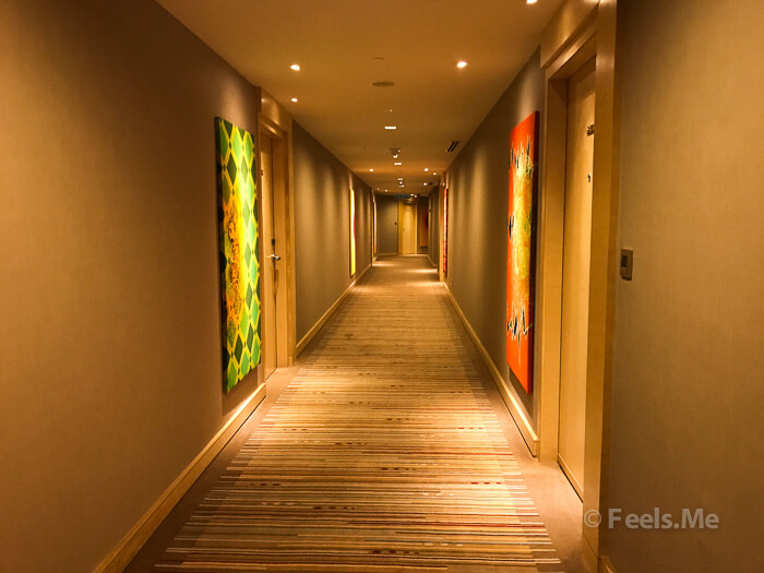 DoubleTree by Hilton Johor Bahru Walkway to our room