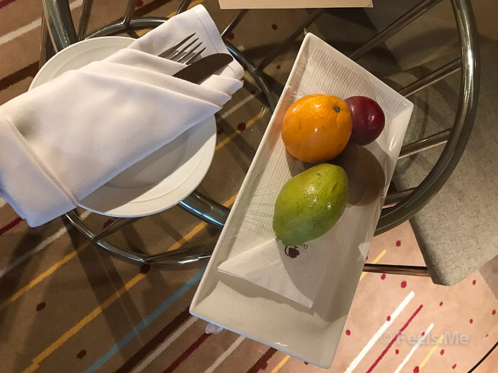 DoubleTree by Hilton Johor Bahru Welcome letter and fruit platter